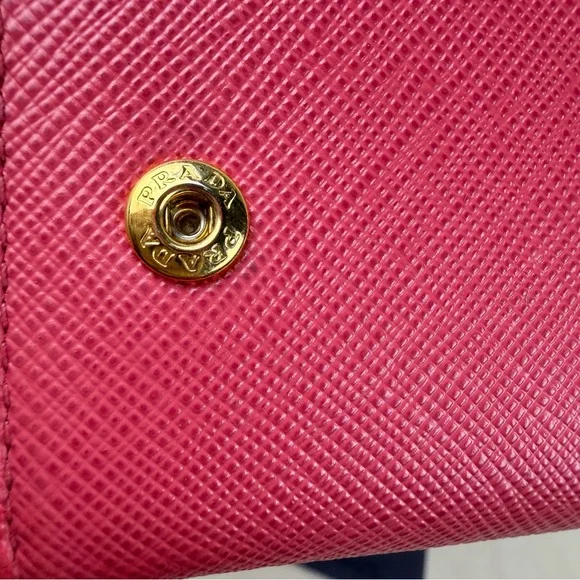 Prada Bow Saffiano Leather Continental Wallet - Picture 8 of 16